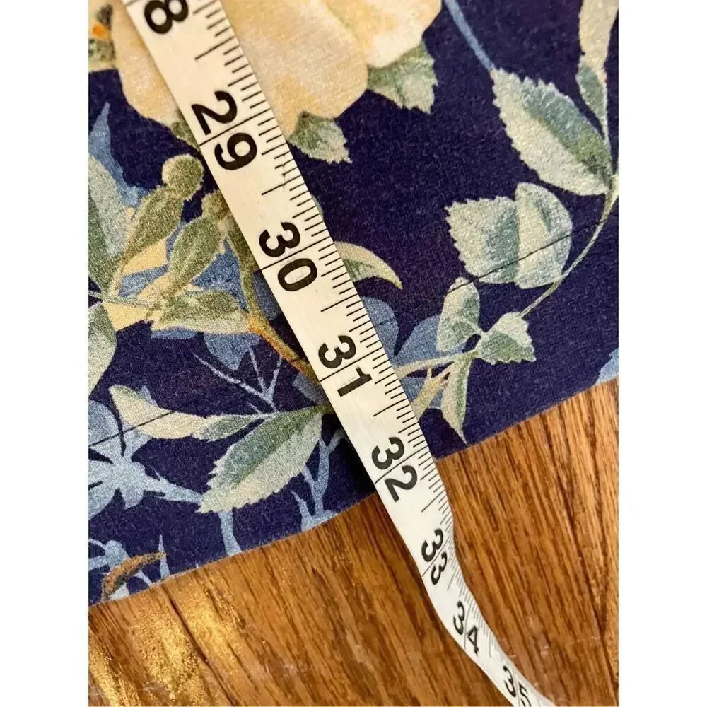 Lands end keyhole floral sleeveless dress size 4p